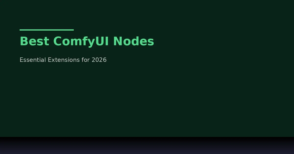 Best ComfyUI Nodes and Extensions to Install in 2026 preview showing ComfyUI interface