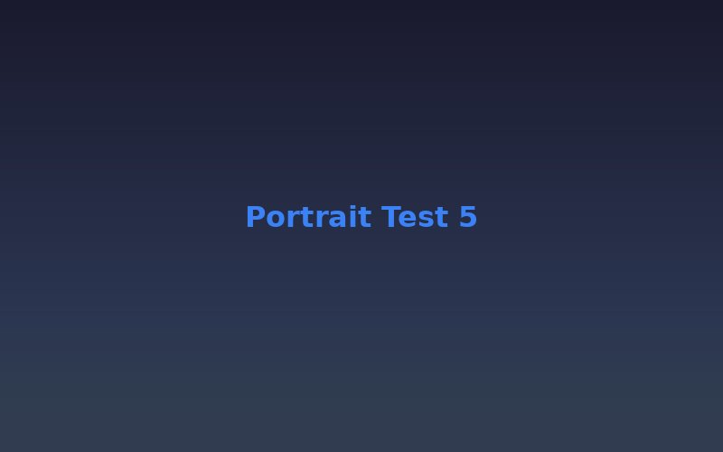Portrait test 5 - Looking down